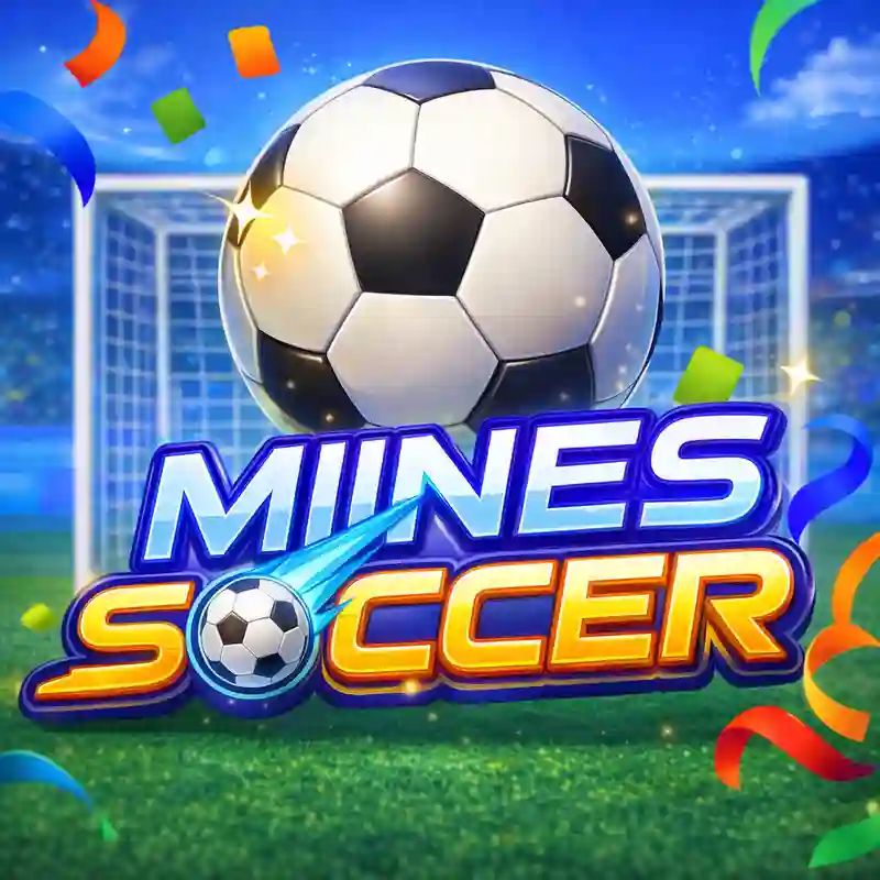 Mines Soccer Game Logo - q777bet