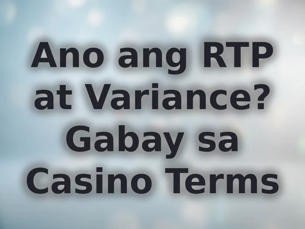 Casino terms glossary